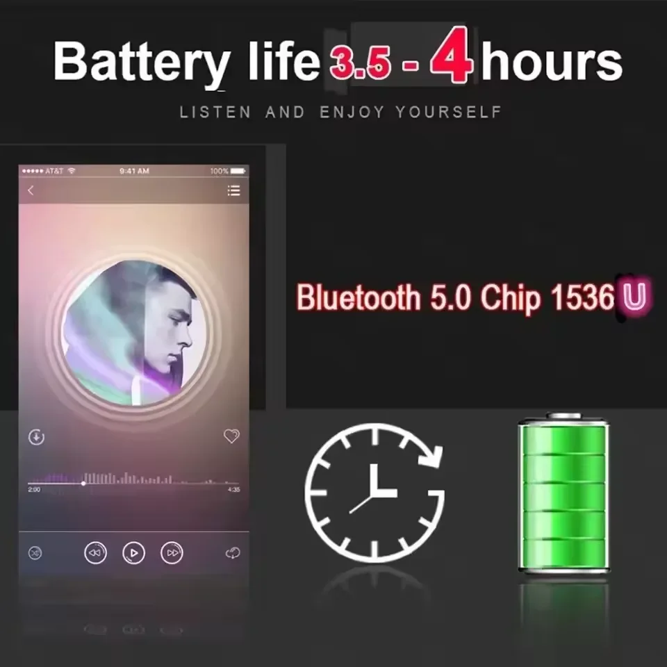 Écouteurs sans fil Bluetooth 5 - Bluetooth Headset On Ear avis et prix